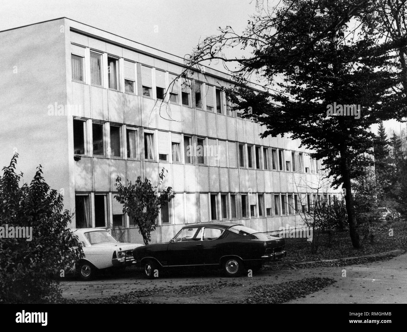 Der Bundesnachrichtendienst (BND) Munich-Pullach. Undatiertes Foto aus den 70er Jahren. Stockfoto