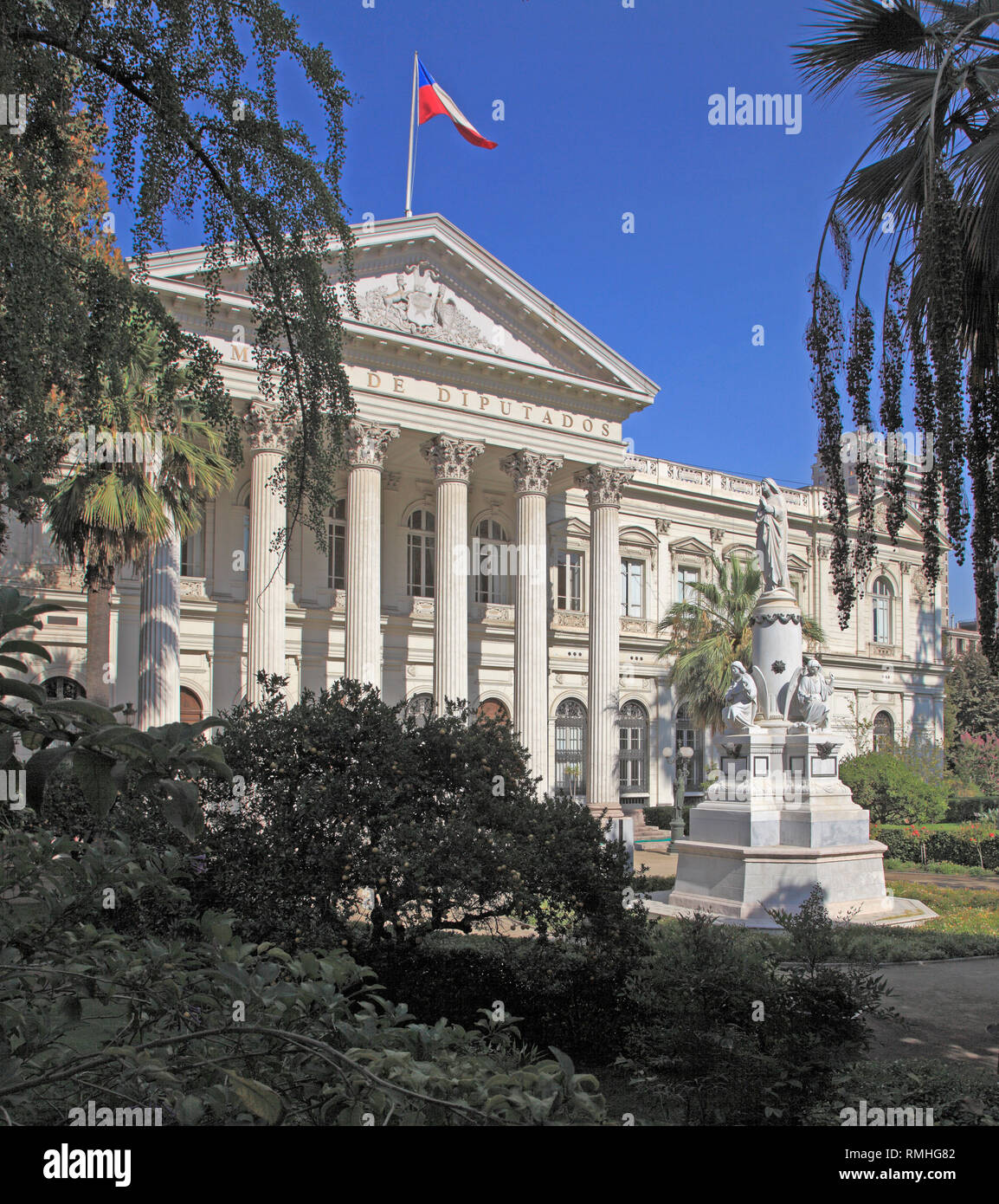 Chile, Santiago, Cancilleria, Ex Congreso Nacional, Stockfoto