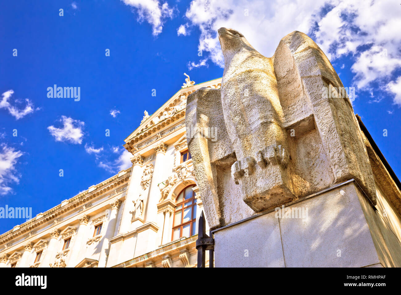 Monumentale Architektur das Stadtbild von Wien, Hauptstadt von Österreich Stockfoto