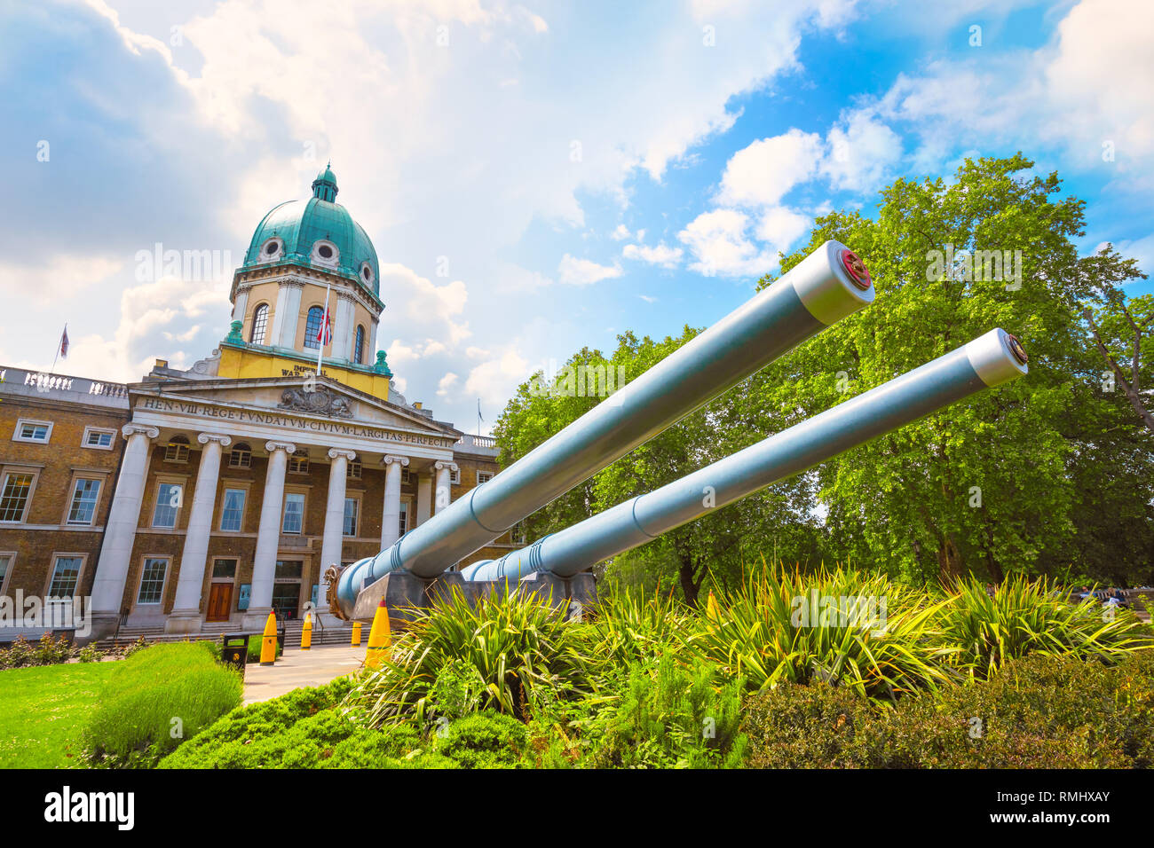 London, UK, 22. Mai 2018: Imperial War Museum (IWM) Bestimmt die zivilen und militärischen Krieg Anstrengungen und Opfer von Großbritannien und sein Imperium dur Aufzeichnen Stockfoto