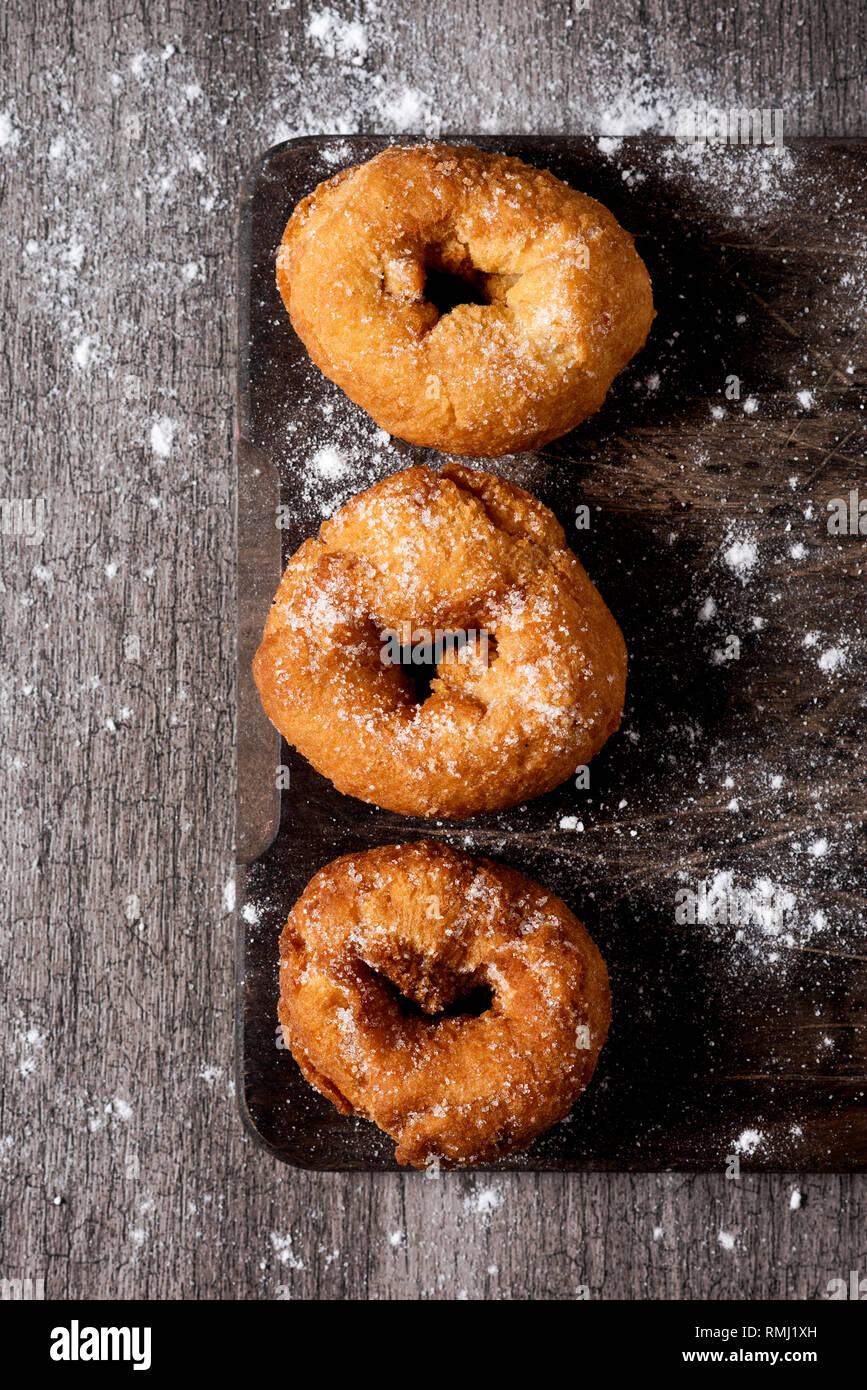 Hohen Winkel Blick Auf Einige Hausgemachte Rosquillas Spanisch