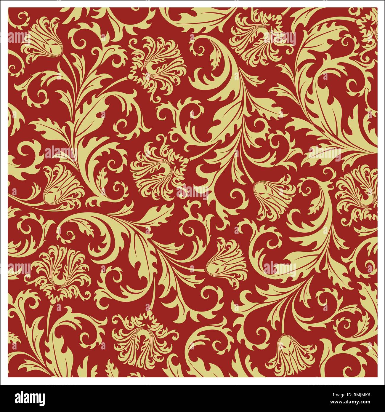 Vektor Design batik Muster für Tapeten, Stoffe, Dekoration und andere Designs. Stock Vektor