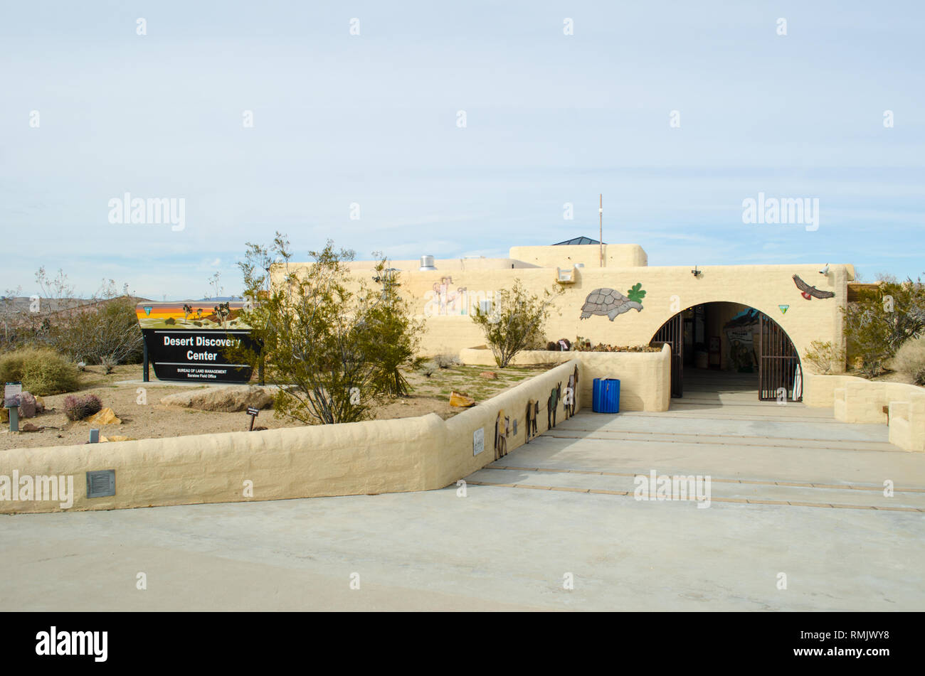 Die Wüste Discovery Center, in Barstow, CA, durch das Büro des Land-Managements betrieben Stockfoto