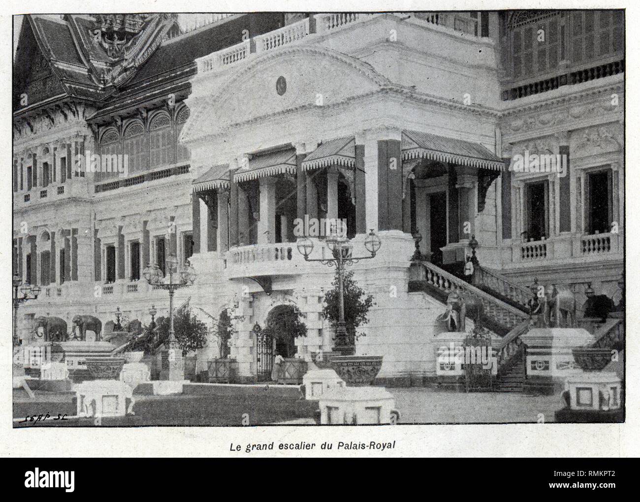 Le Grand Escalier du Palais-Royal. Stockfoto
