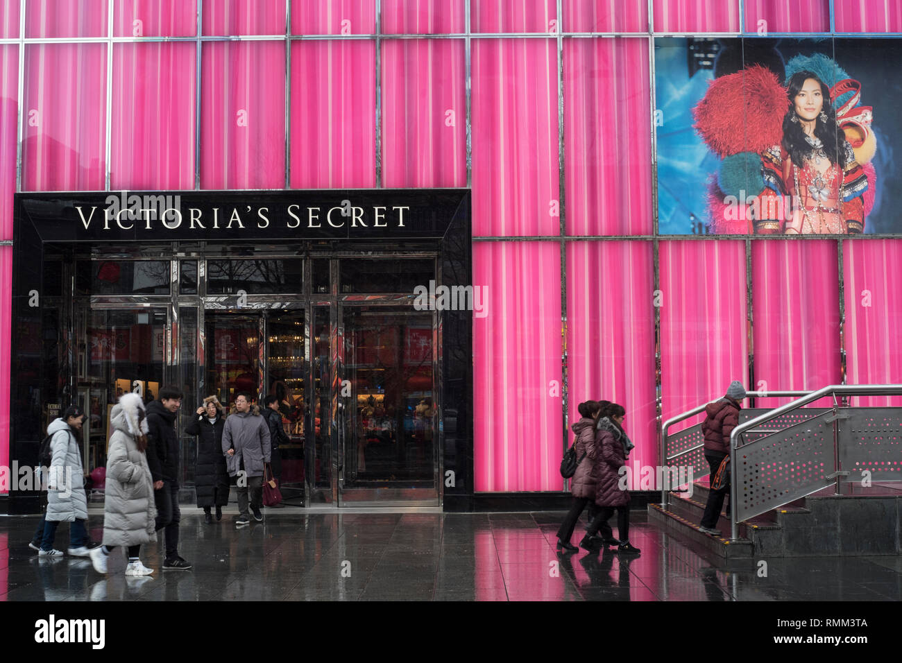 Victoria's Secret Store Xidan in Peking, China. Stockfoto