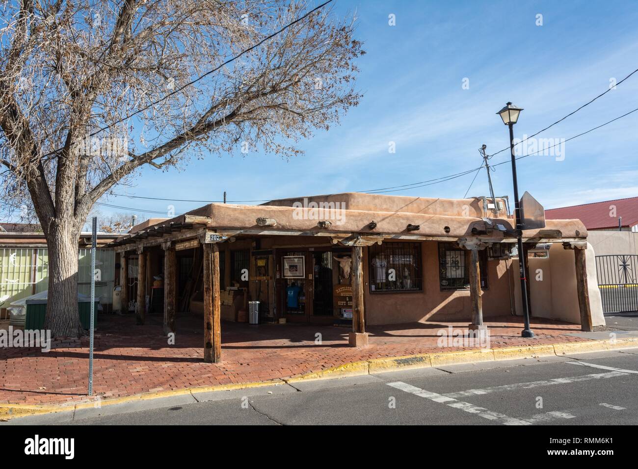 Albuquerque, New Mexico, Vereinigte Staaten von Amerika - 3. Januar 2017. Außenansicht des American International Rattlesnake Museum in Albuquerque, New Mexico. Stockfoto