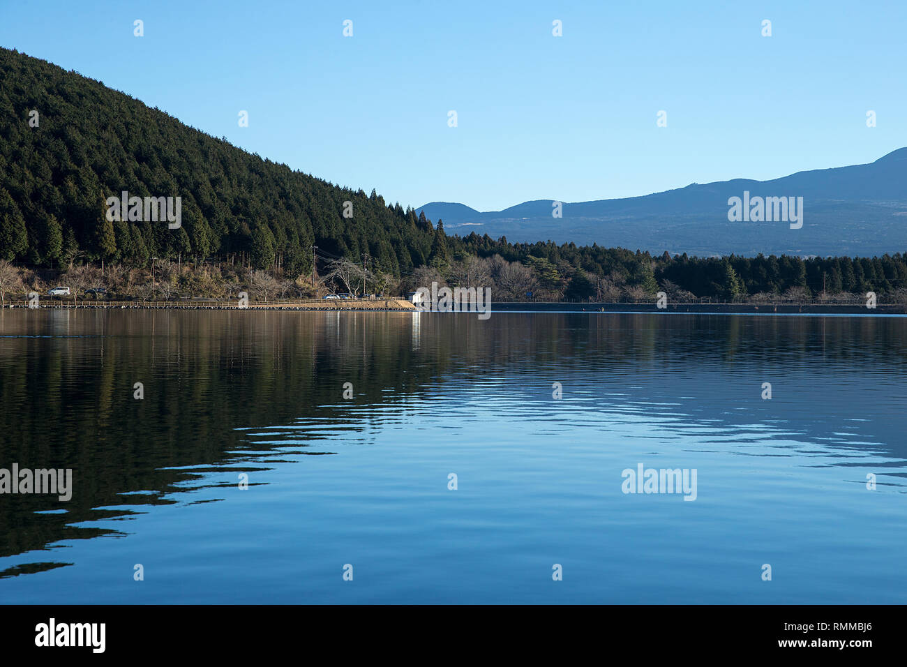 Tanuki See, Fujinomiya, Shizuoka, Japan Stockfoto