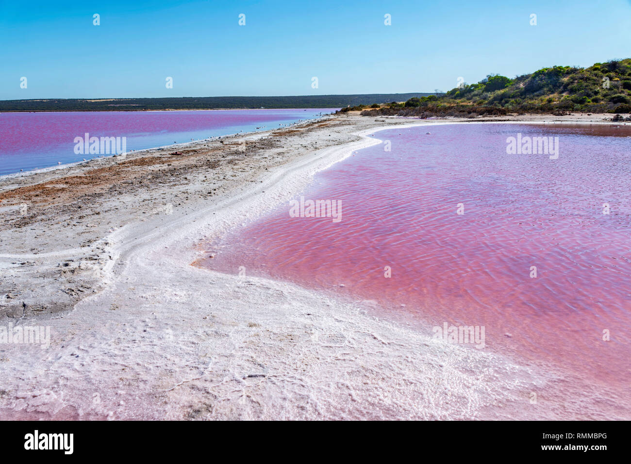 Hutt Lagoon, Port Gregory, Western Australia, Australien Stockfoto