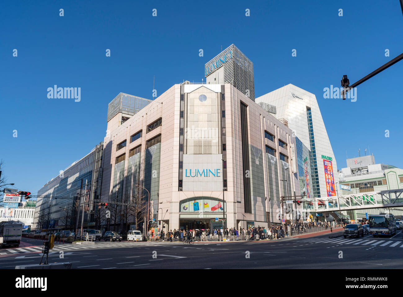 Die Außenseite des Lumine, Mylord, Shinjuku-Ku, Tokio, Japan Stockfoto