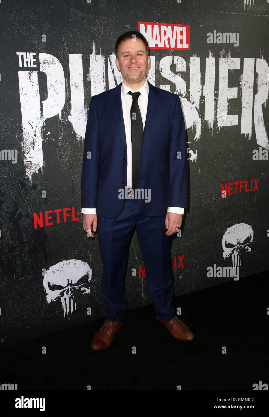 Marvel's "The Punisher" Los Angeles Premiere Mit: Ji, Jim O'Hanlon Wo: Hollywood, California, United States Wenn: 14 Jan 2019 Credit: FayesVision/WENN.com Stockfoto