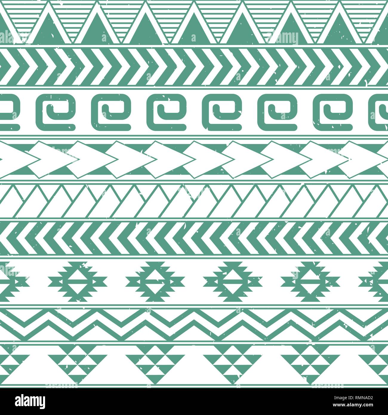 Aztec nahtlose Tribal Muster. Vector Illustration. Tribal Polynesian nahtlose Muster. Für Home Decor, Mode, Oberfläche design Stock Vektor