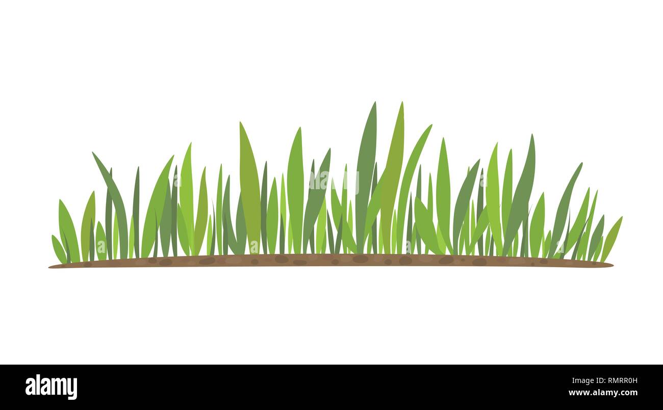 Vektor grünes Gras Natürliche, biologisch, bio, Eco Label und Form Stock Vektor