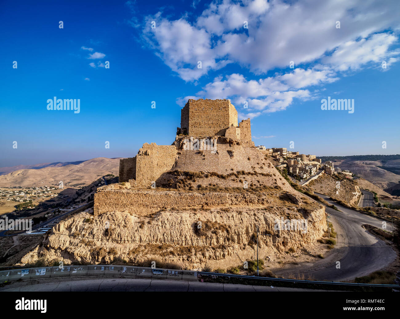 Kerak Castle, Al-Karak, Karak Governorate, Jordanien Stockfoto