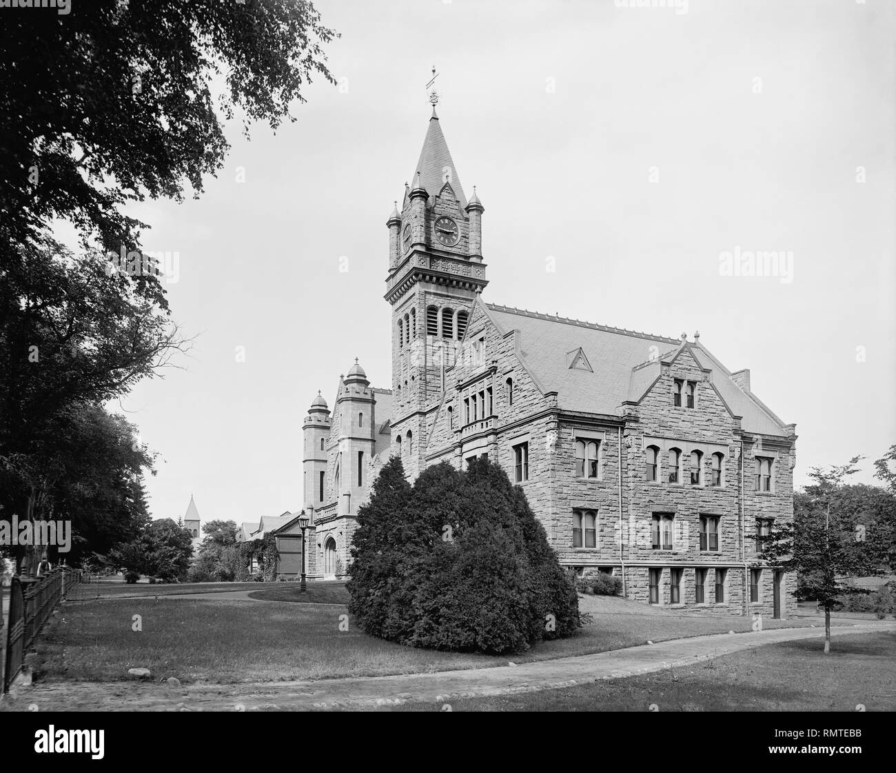 Mary Lyon Hall, Mount Holyoke College, South Hadley, Massachusetts, USA, Detroit Publishing Company, 1900 Stockfoto