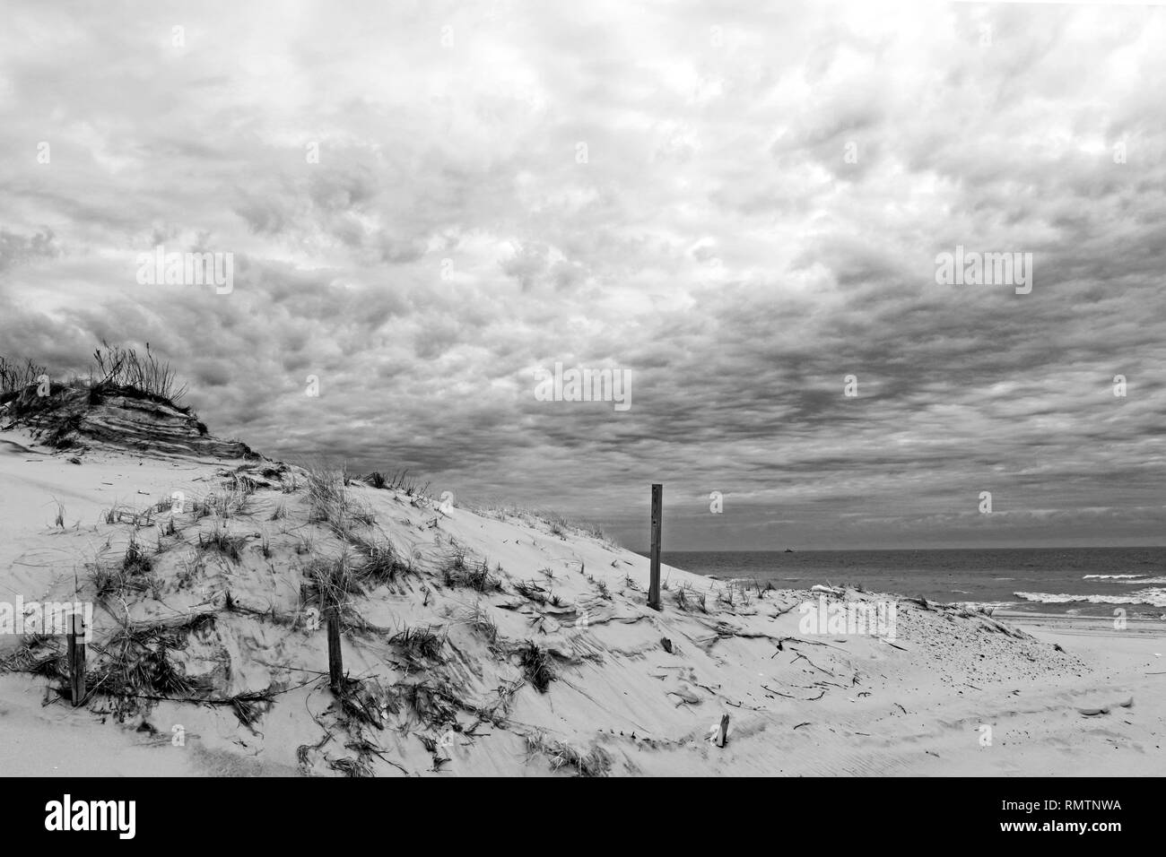 Lavalette, New Jersey, winter Stockfoto