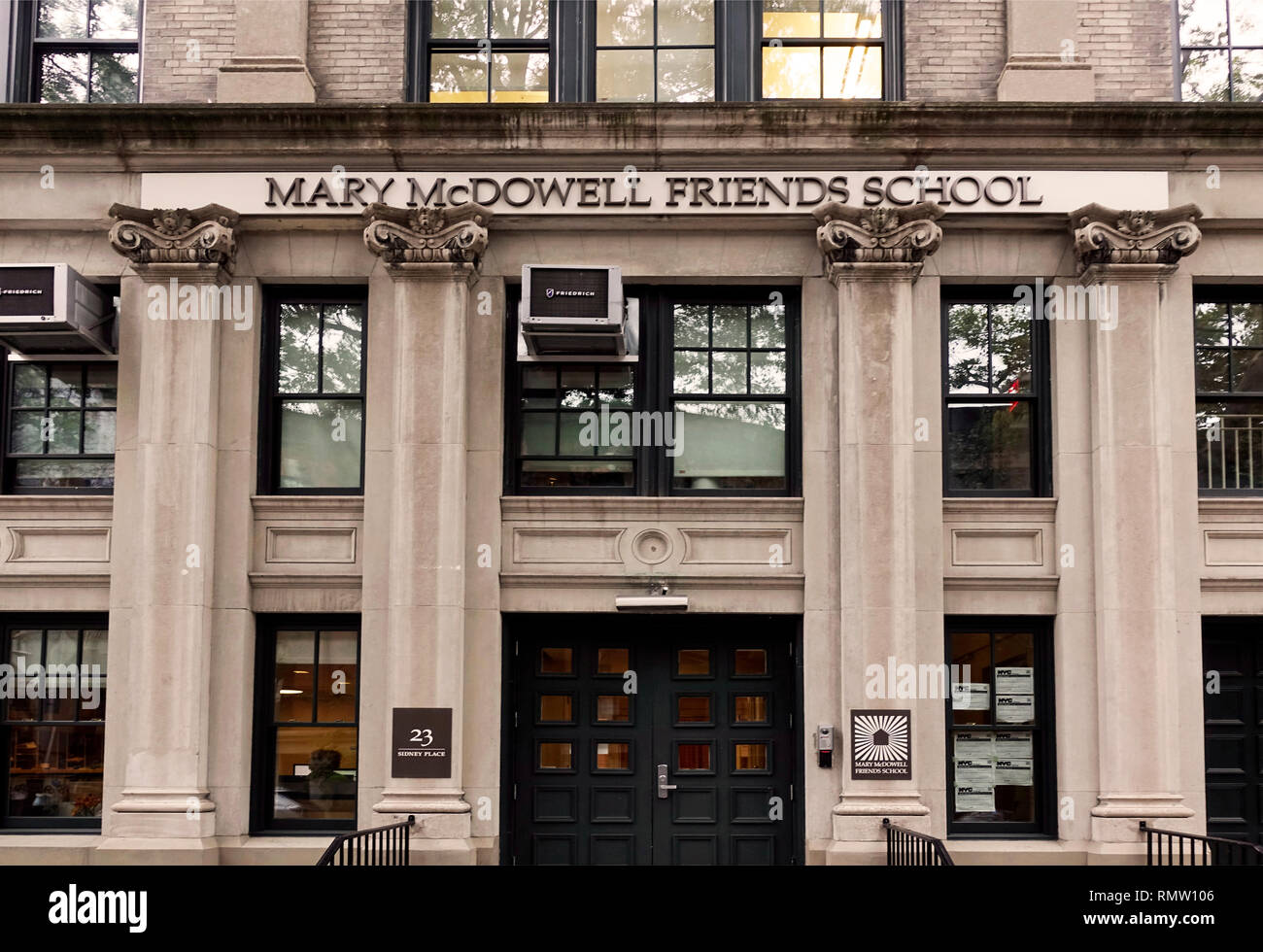 Mary McDowell Freunde Schule Brooklyn NYC Stockfoto
