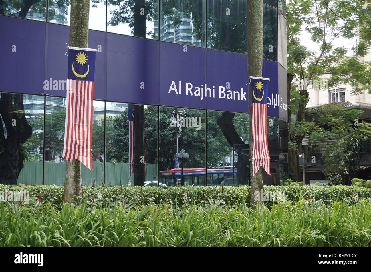 Al-Rajhi, einer saudi-arabischen Bank in Kuala Lumpur, Malaysia Stockfoto
