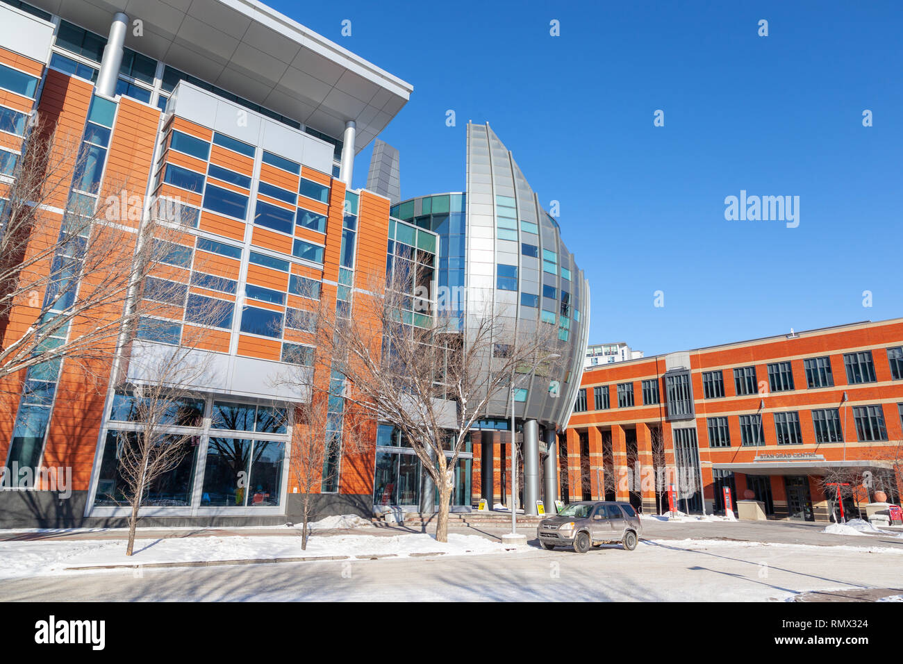 CALGARY, Kanada - 14.Februar 2019: Die südliche Alberta Institut für Technologie oder SAIT Polytechnic 1916 in Calgary gestartet und ist der drittgrößte p Stockfoto