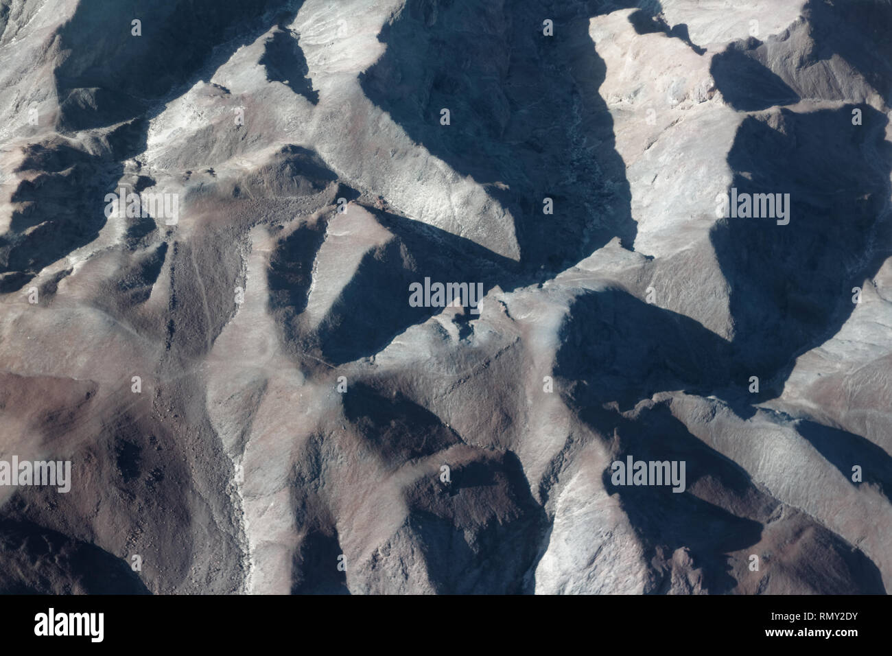 Nazca Wüste mit mysterous Nazca Linien Stockfoto