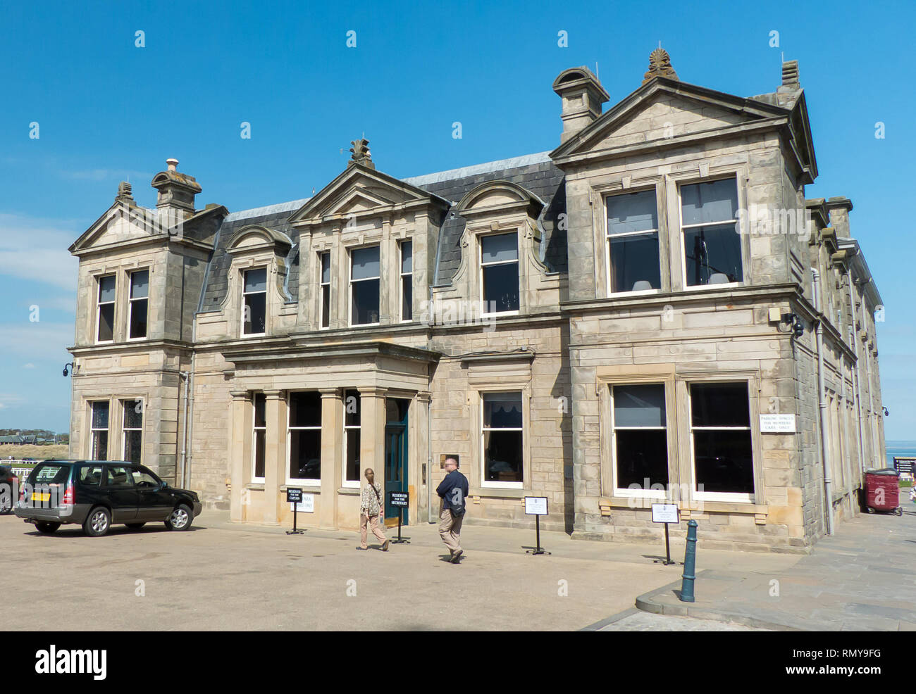 St Andrews in Schottland: Die "königliche und alte Golf Club" Club House Stockfoto