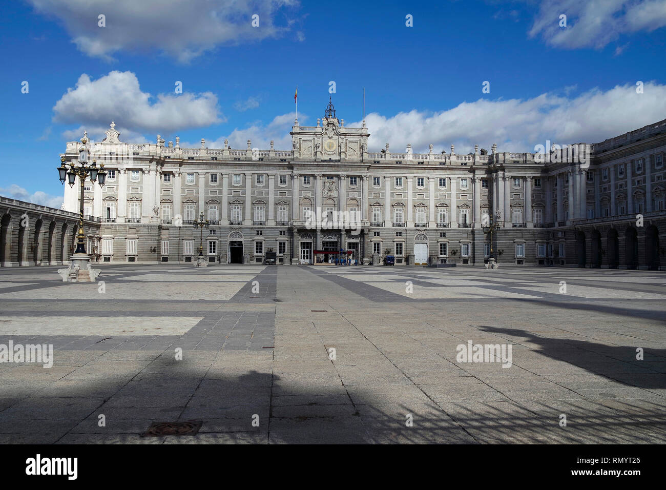 Palacio Real (koenigspalast), Madrid. Stockfoto