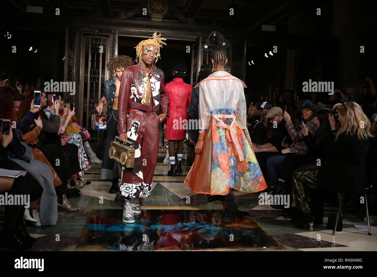 London Fashion Week vom 15. Februar 2019 Stockfoto