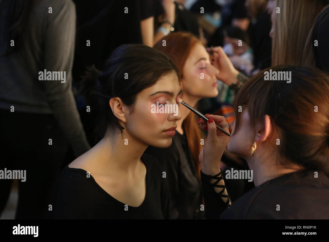 London Fashion Week vom 15. Februar 2019 Stockfoto