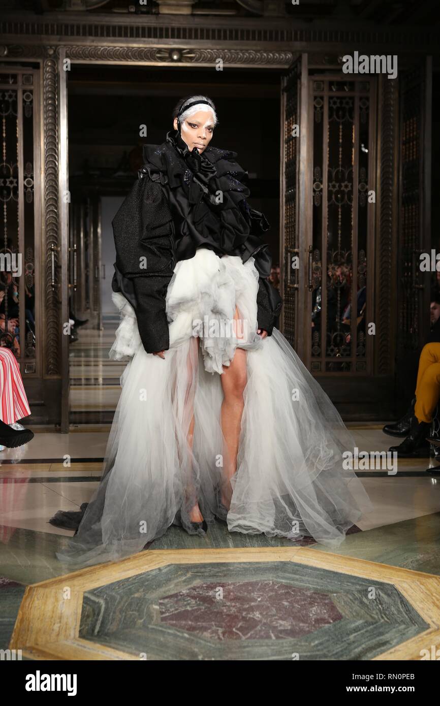 London Fashion Week vom 15. Februar 2019 Stockfoto