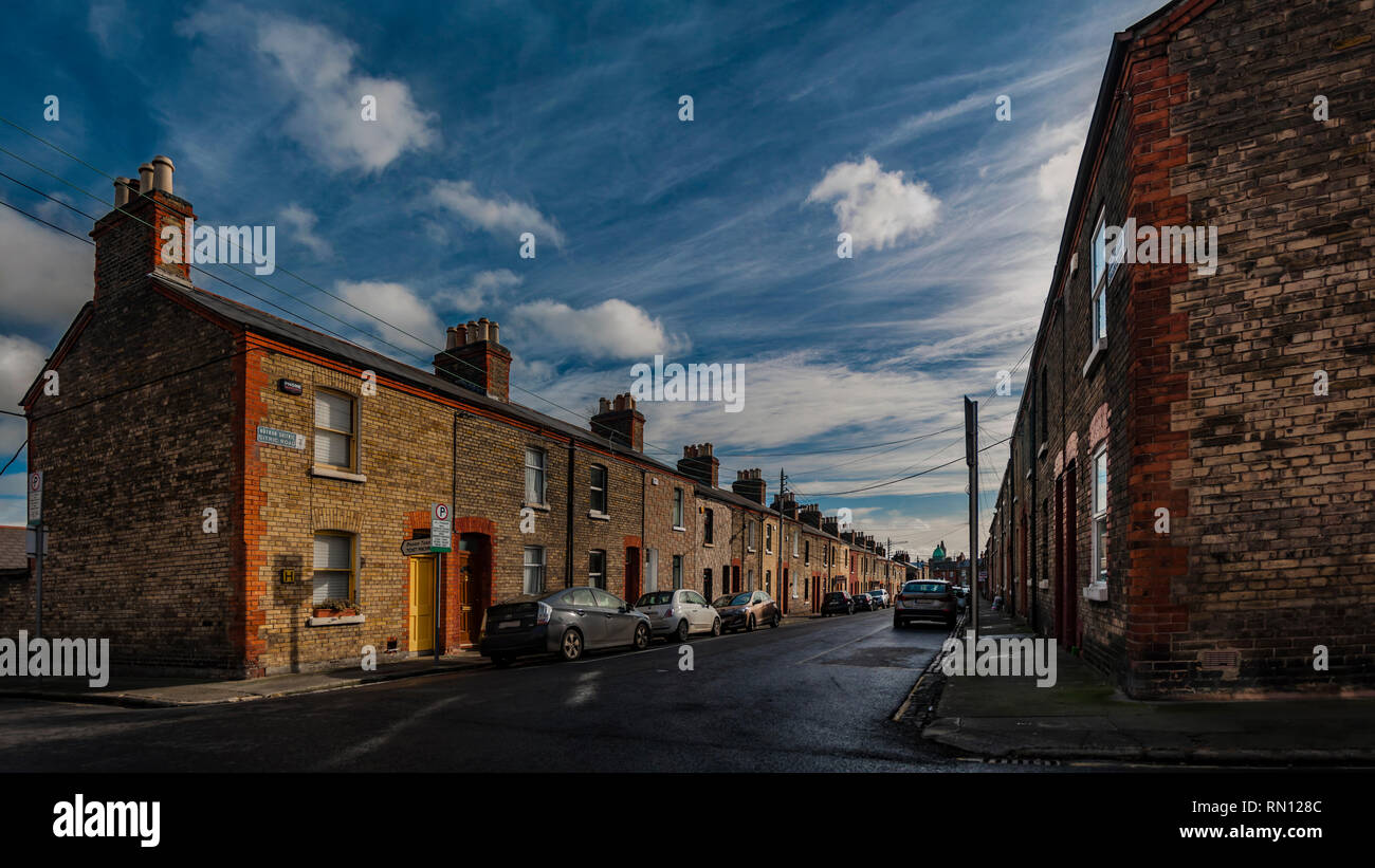 Zitronensäure Straße, Arbour Hill, Stoneybatter, Smithfield, Dublin, Irland. Stockfoto