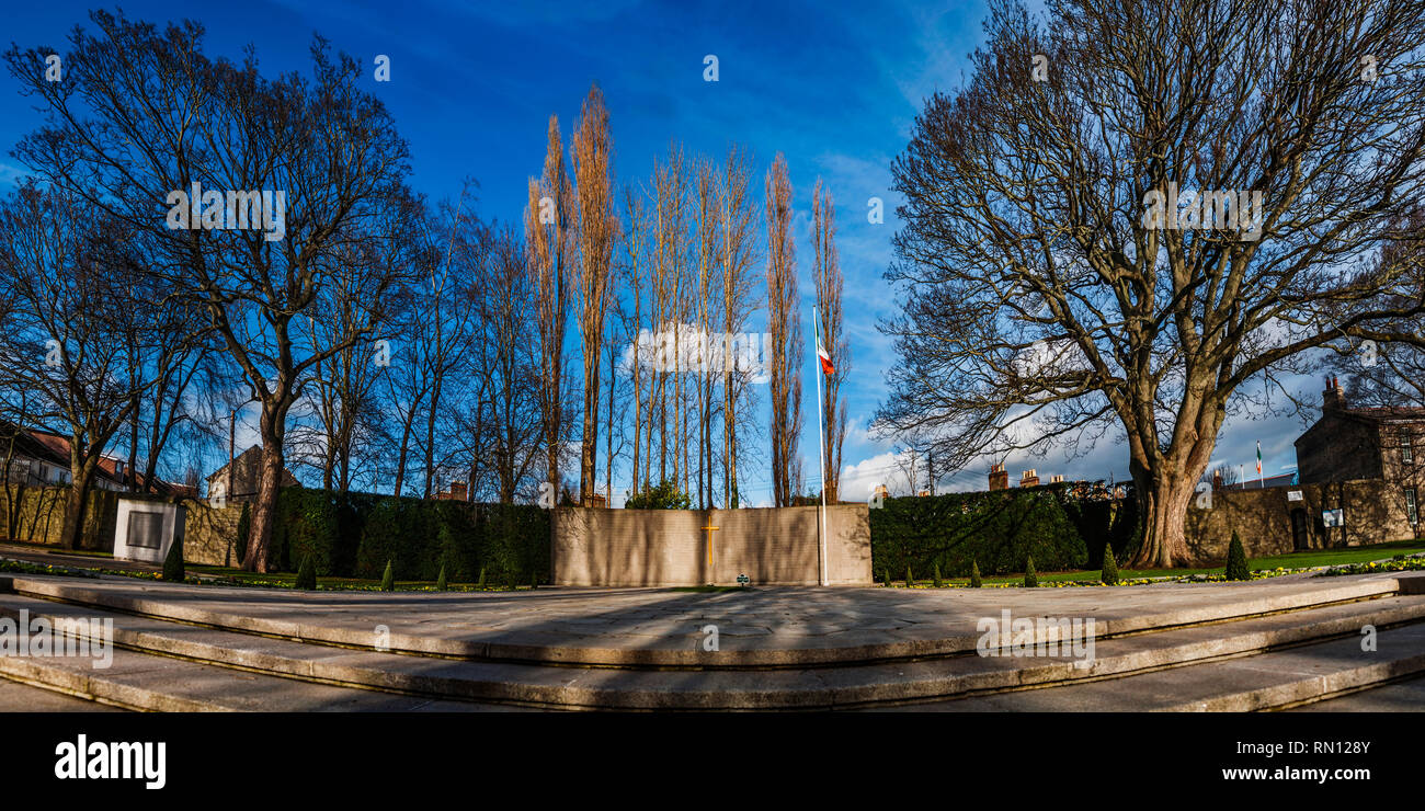 Die beerdigungsplan der Führer der 1916 steigen. Arbour Hill, Dublin, Irland. Stockfoto