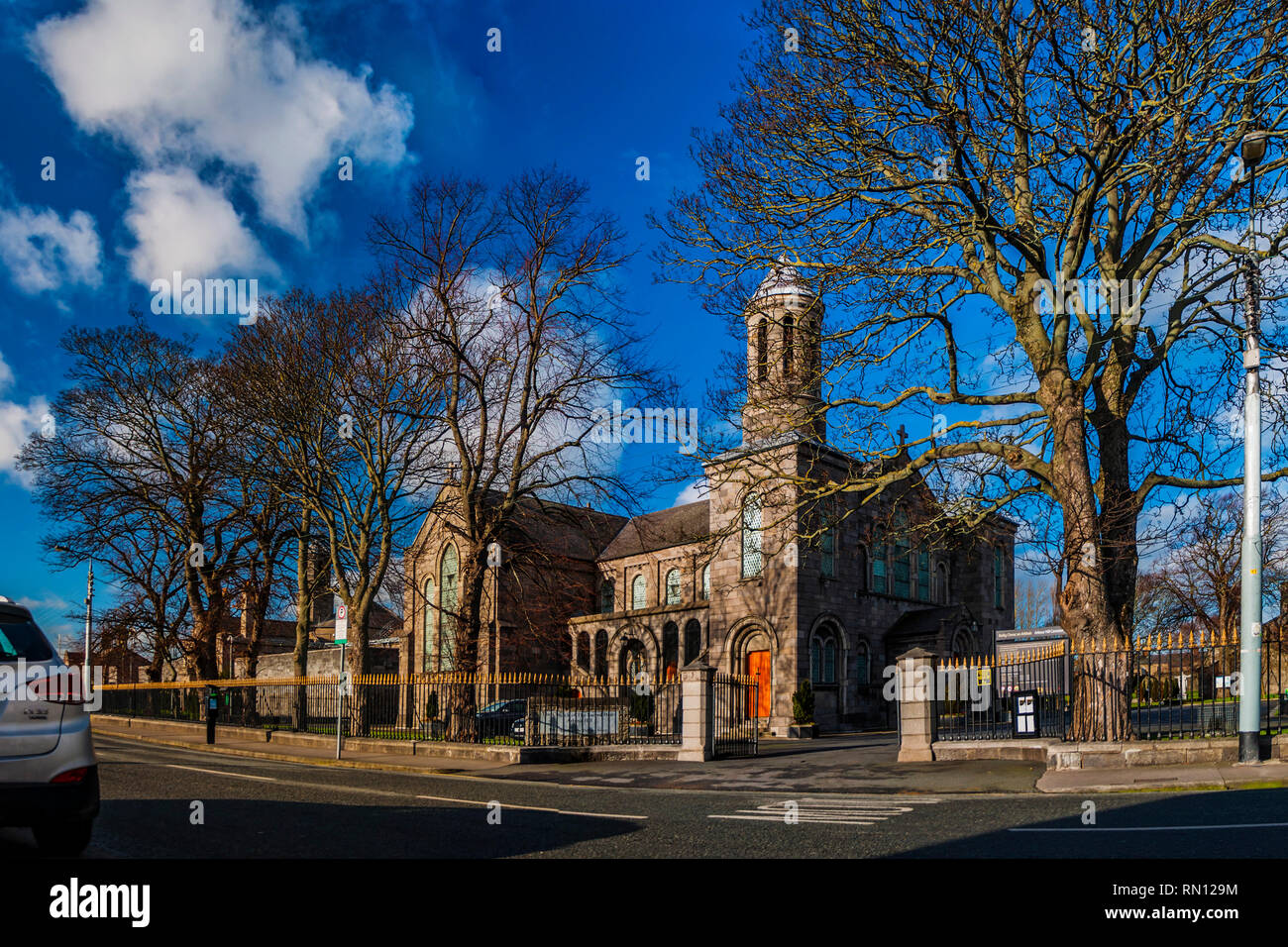 Kirche der Streitkräfte oder die Kirche des Heiligen Herzens, Arbour Hill, Dublin. Stockfoto