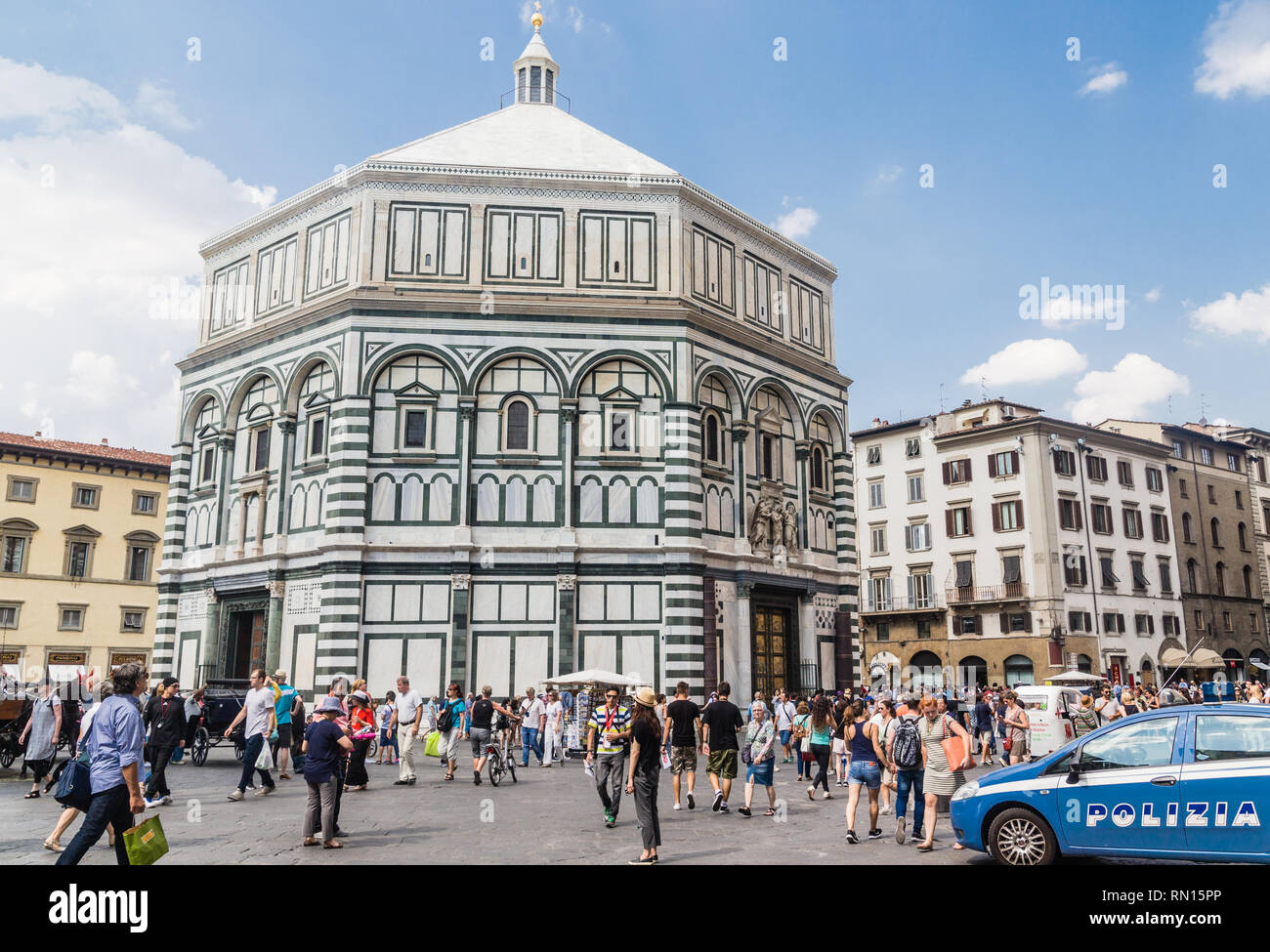 Florenz Baptisterium (Battistero di San Giovanni). Florenz, Provinz Florenz, Italien Stockfoto