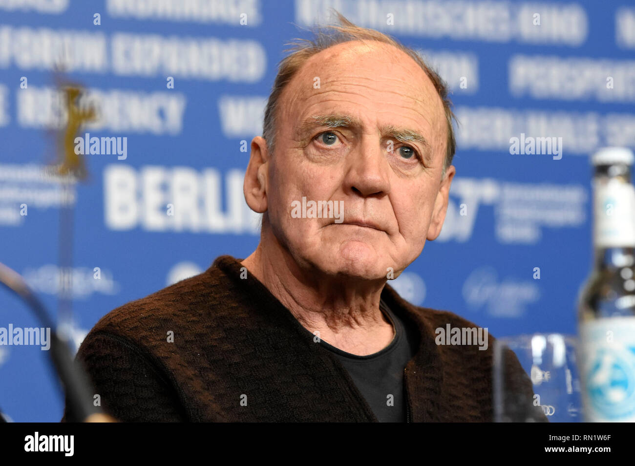 Berlin, Deutschland. 13. Februar 2017. Bruno Ganz während "The Party" Pressekonferenz der 67. Berlin International Film Festival/Berlinale 2017 am 13. Februar 2017 in Berlin, Deutschland. | Nutzung weltweit Credit: Dpa/Alamy Live-Nachrichten Stockfoto