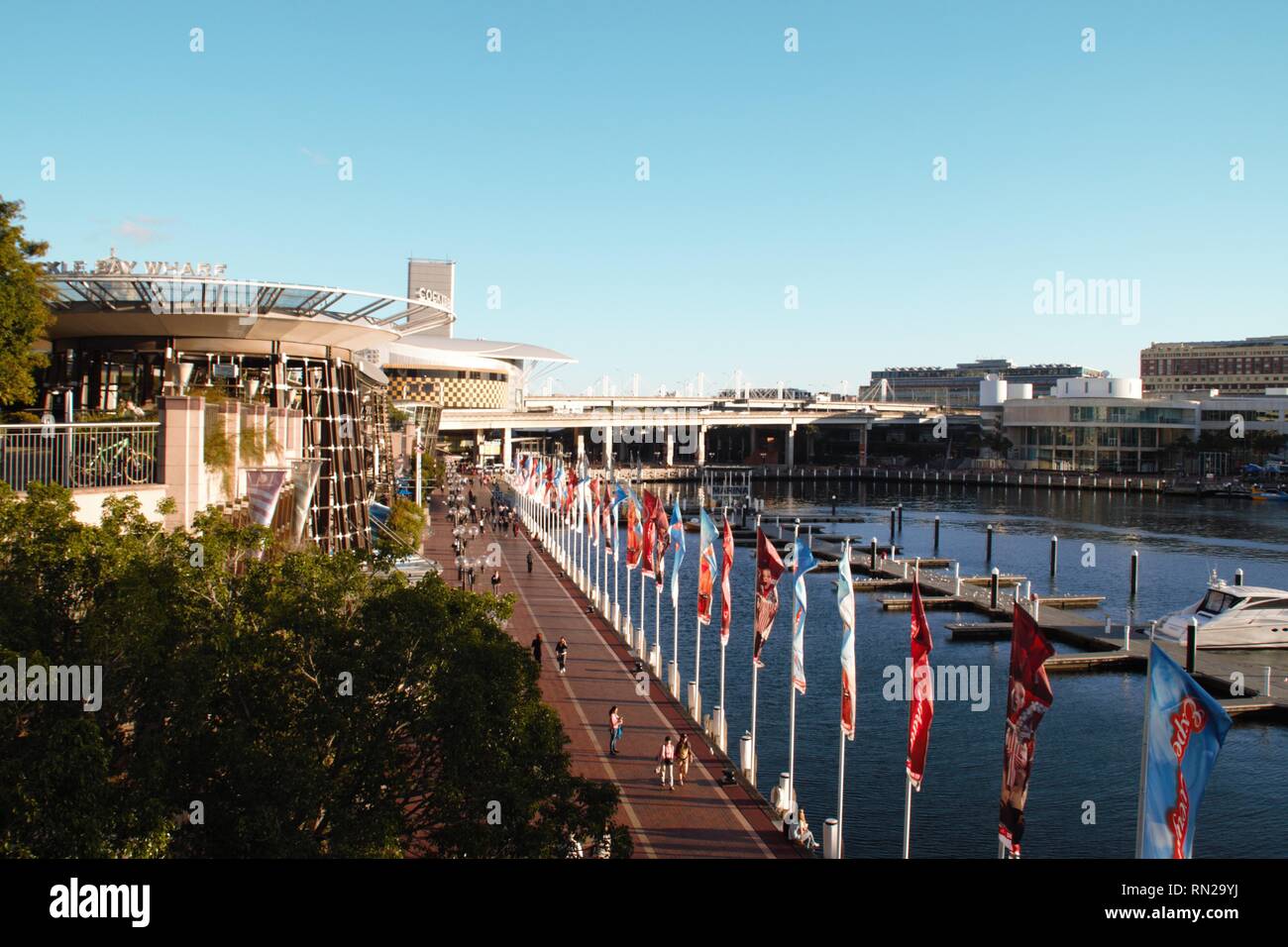 Schöne Uferpromenade - Meerseite - Sydney, Australien Stockfoto