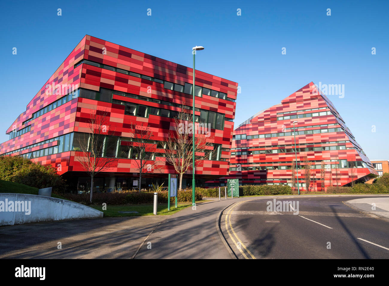 YANG Fujia und Annehmlichkeiten Gebäude an der Jubilee Campus, Nottingham, Nottinghamshire England Großbritannien Stockfoto