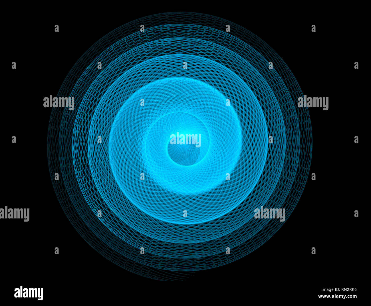 Abstrakte runde Fractal Stockfoto