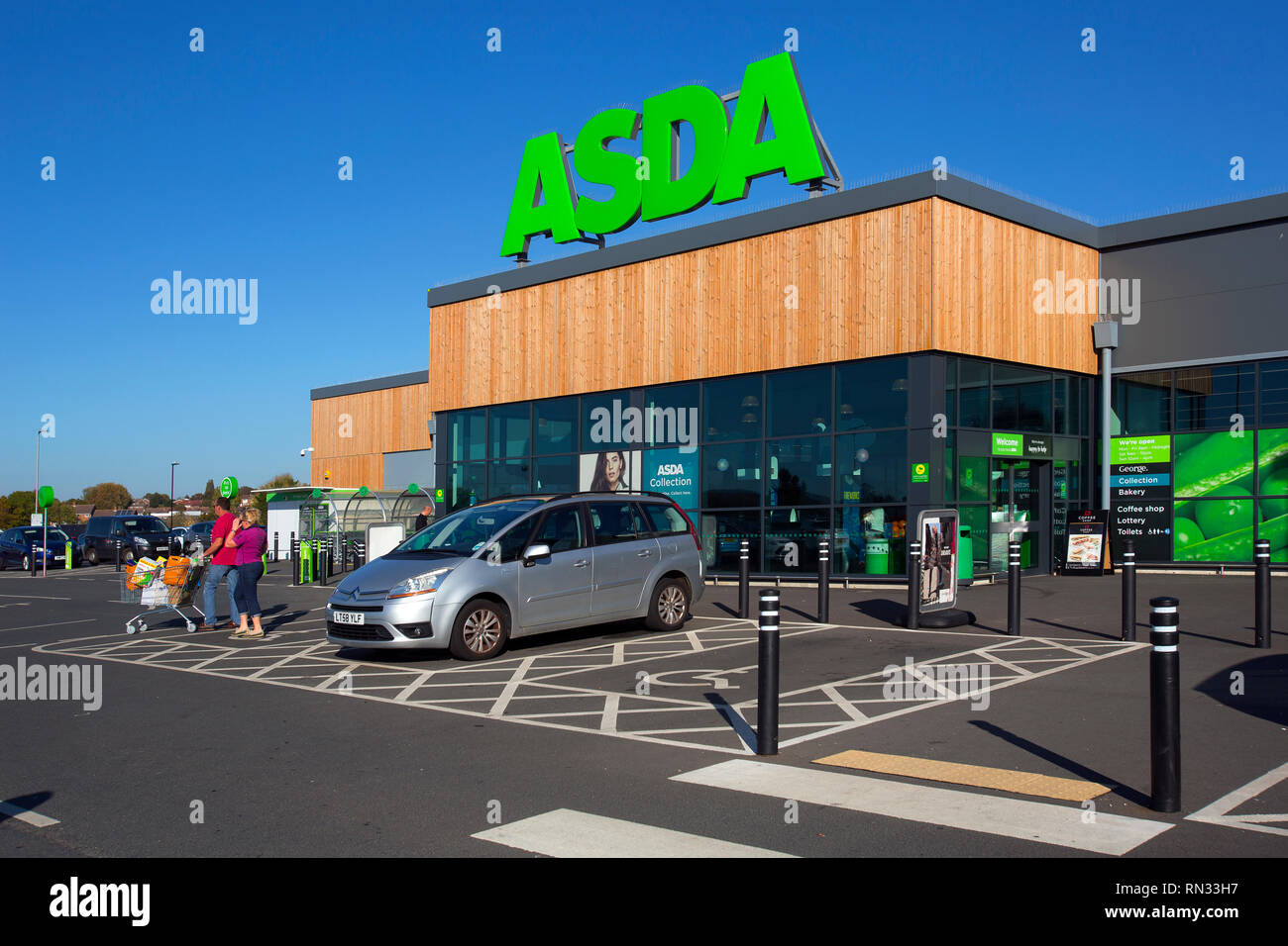 Suoermarket, Asda, Newport, Isle of Wight, England, Vereinigtes Königreich, Stockfoto