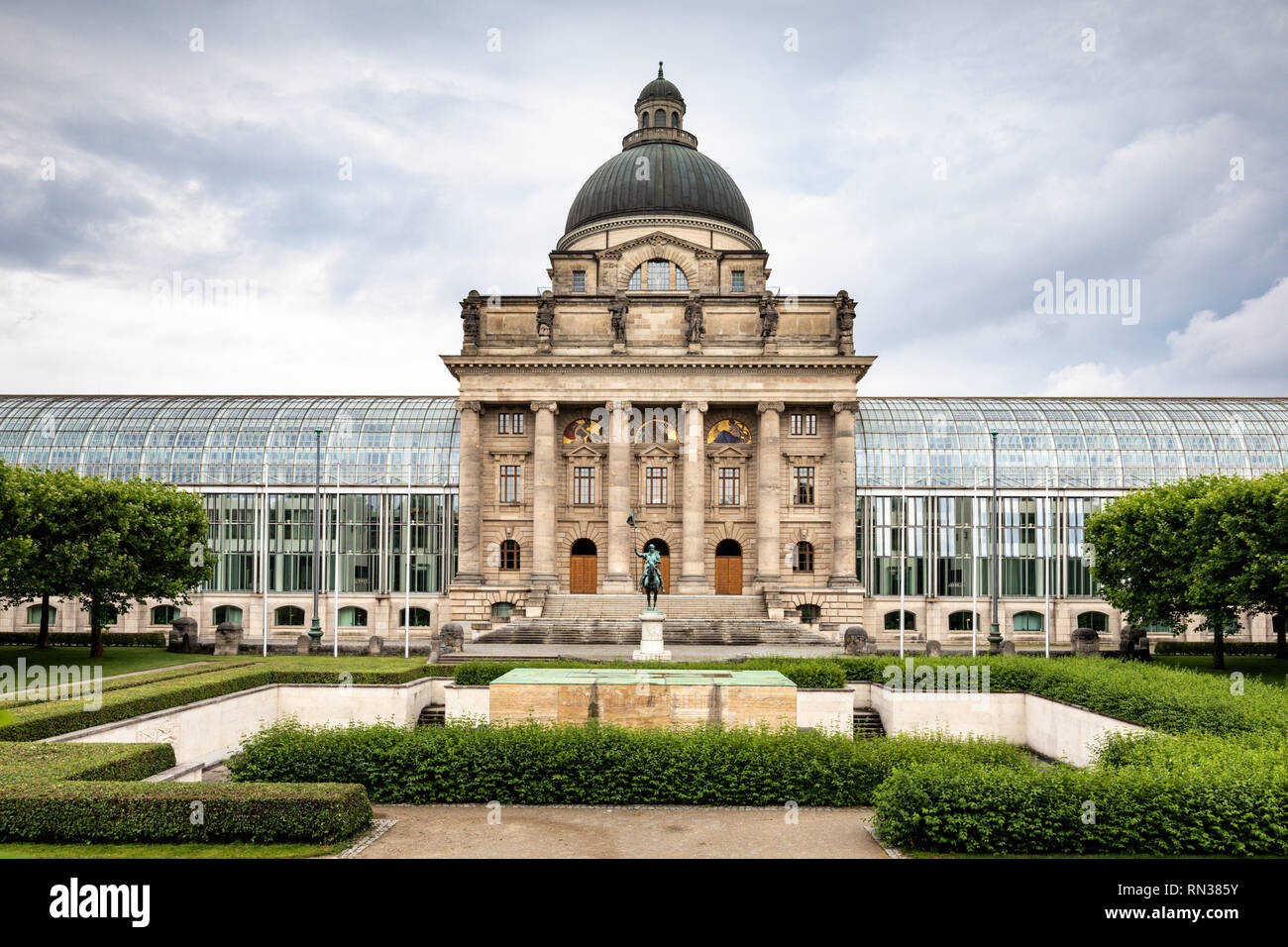 Die Bayerische Staatskanzlei, (Bayerische Staatskanzlei) Bayern, München, Deutschland Stockfoto