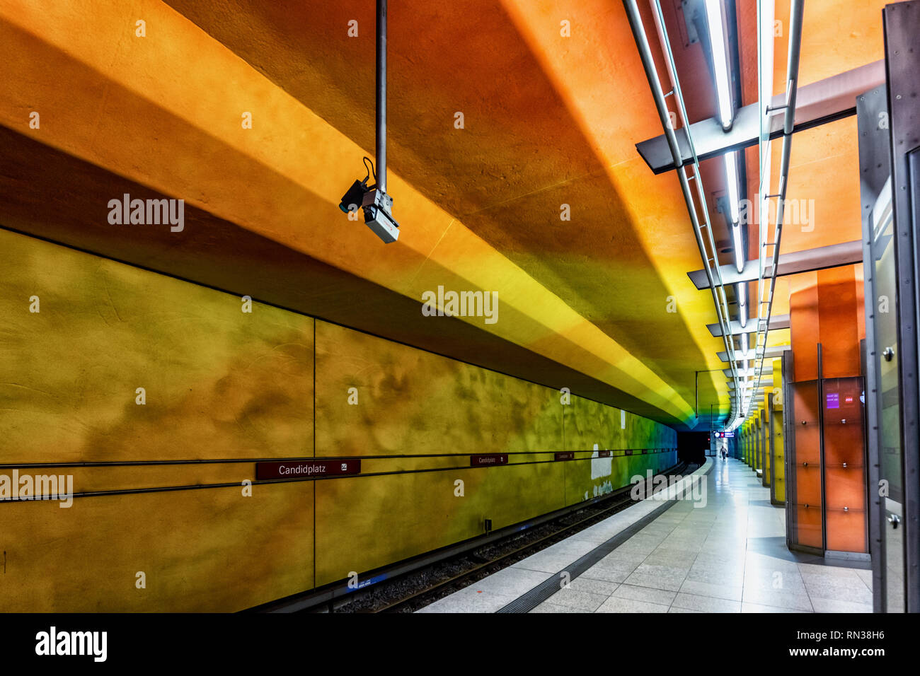 U-Bahn Station Candidplatz, München, Bayern, Deutschland Stockfoto