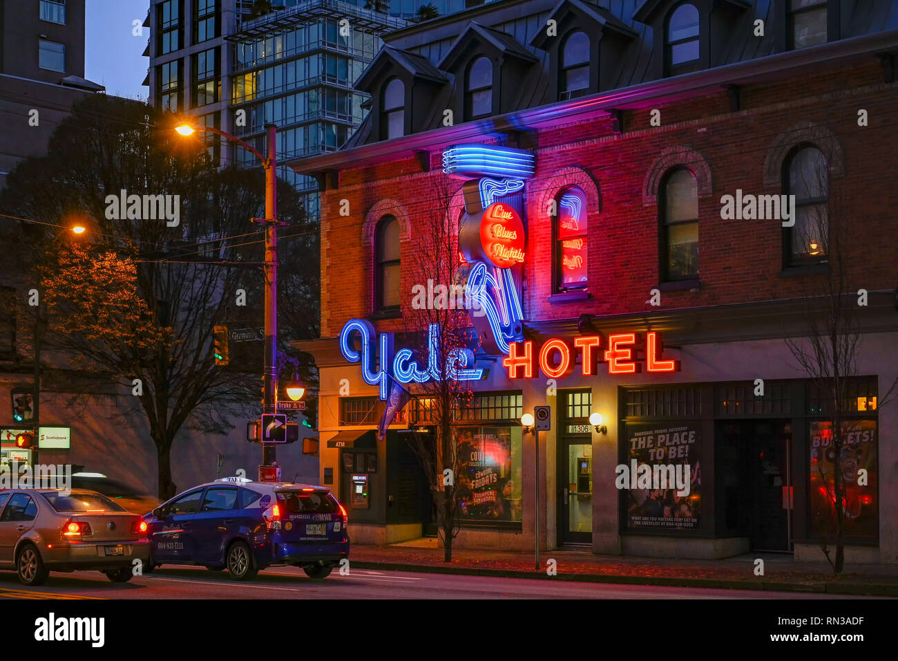 Yale Hotel, Vancouver, British Columbia, Kanada Stockfoto