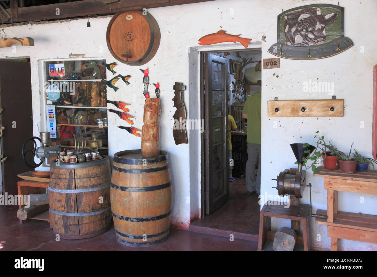 Chile, Santiago, Las Condes, Handwerk Shop, Stockfoto