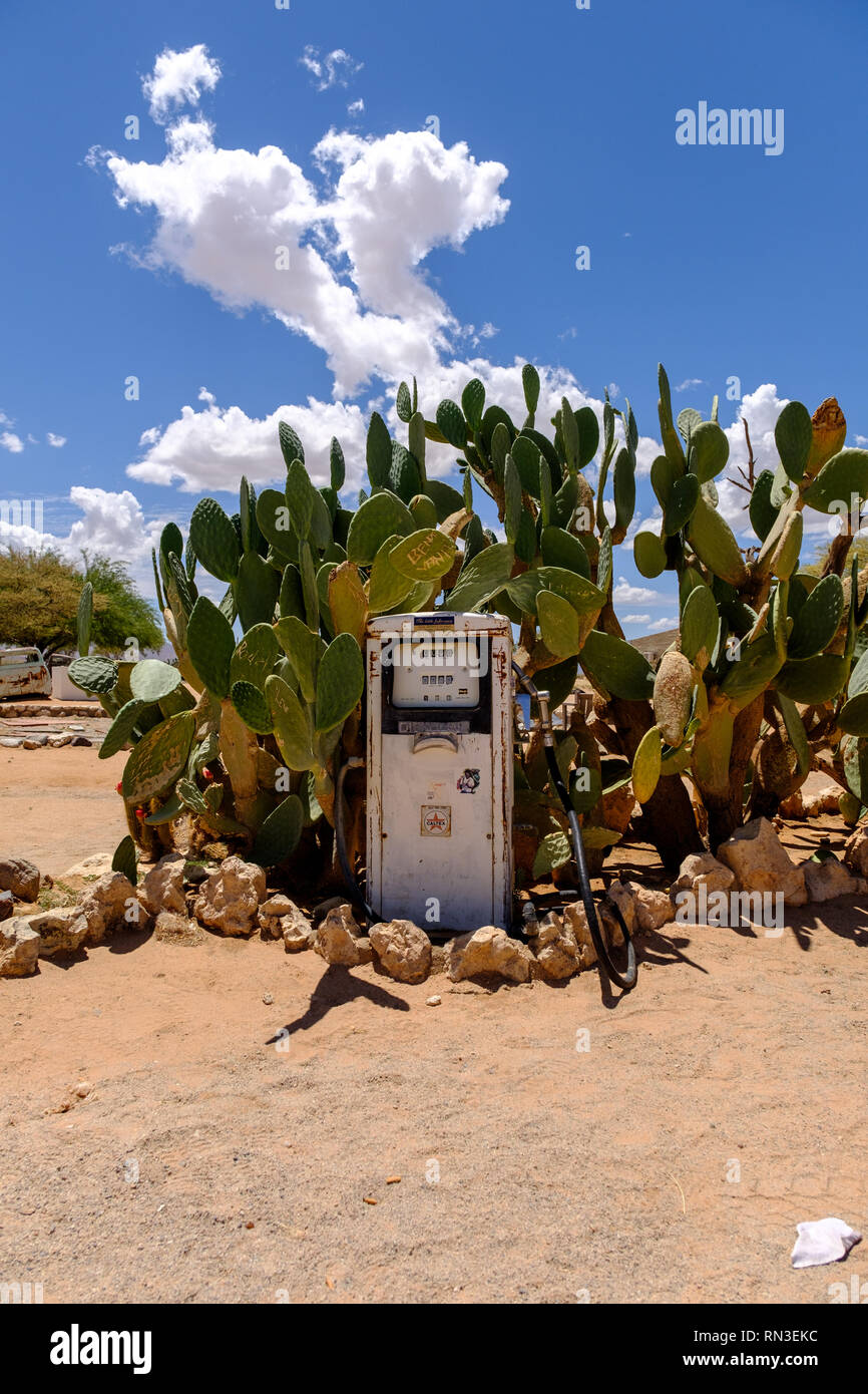 Die kleine Stadt von Solitaire in der Region Khomas Namibia Stockfoto