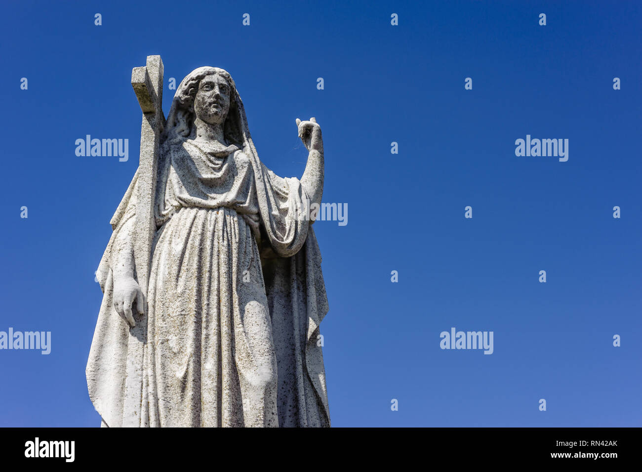 Saint Mary's Friedhof, Oakland, Kalifornien. Stockfoto