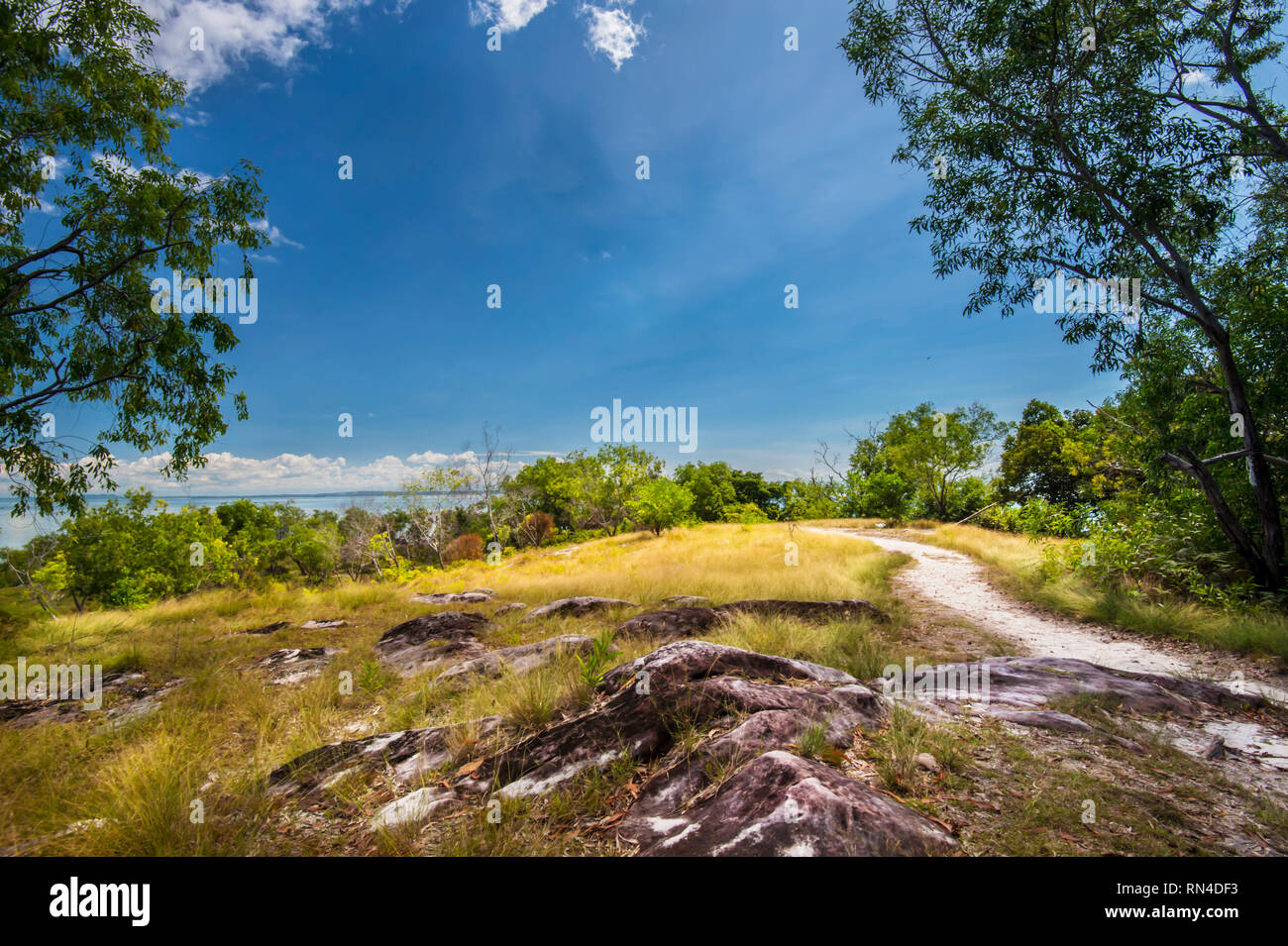 Kubung Hügel in Labuan Island Stockfoto