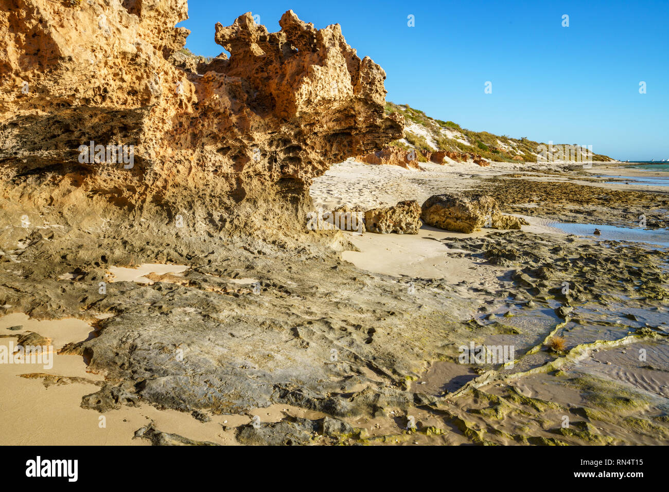 Am Strand von Rechnungen Bay, Coral Bay, Coral Coast, Western Australia Stockfoto