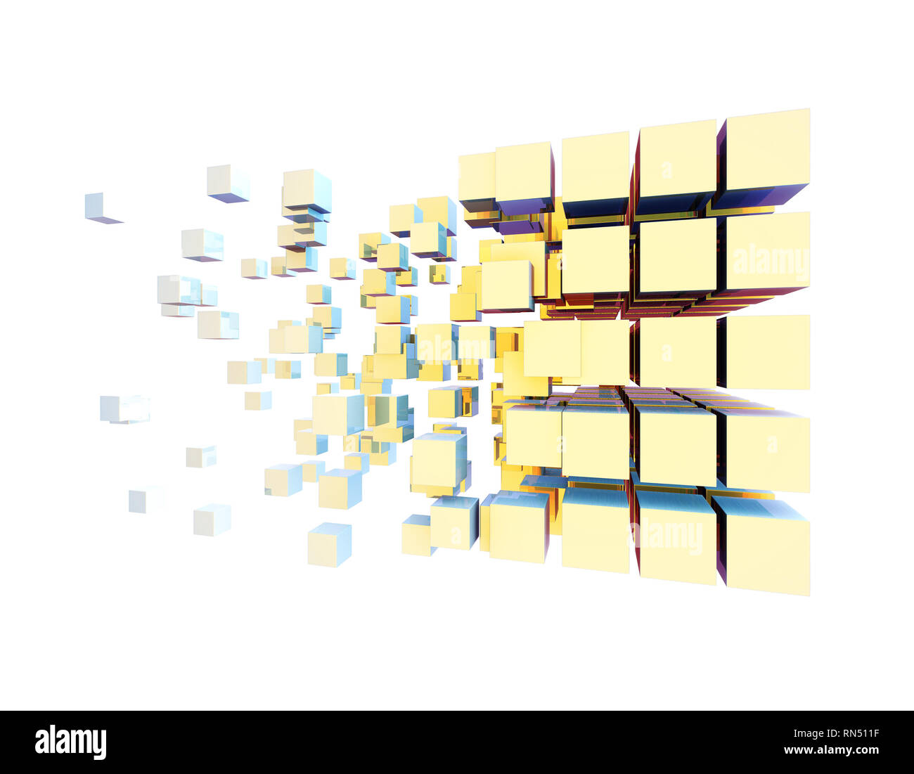 Cube Intelligent Technology, Network Program und Data Stockfoto