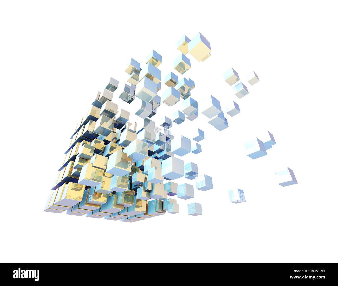 Cube Intelligent Technology, Network Program und Data Stockfoto