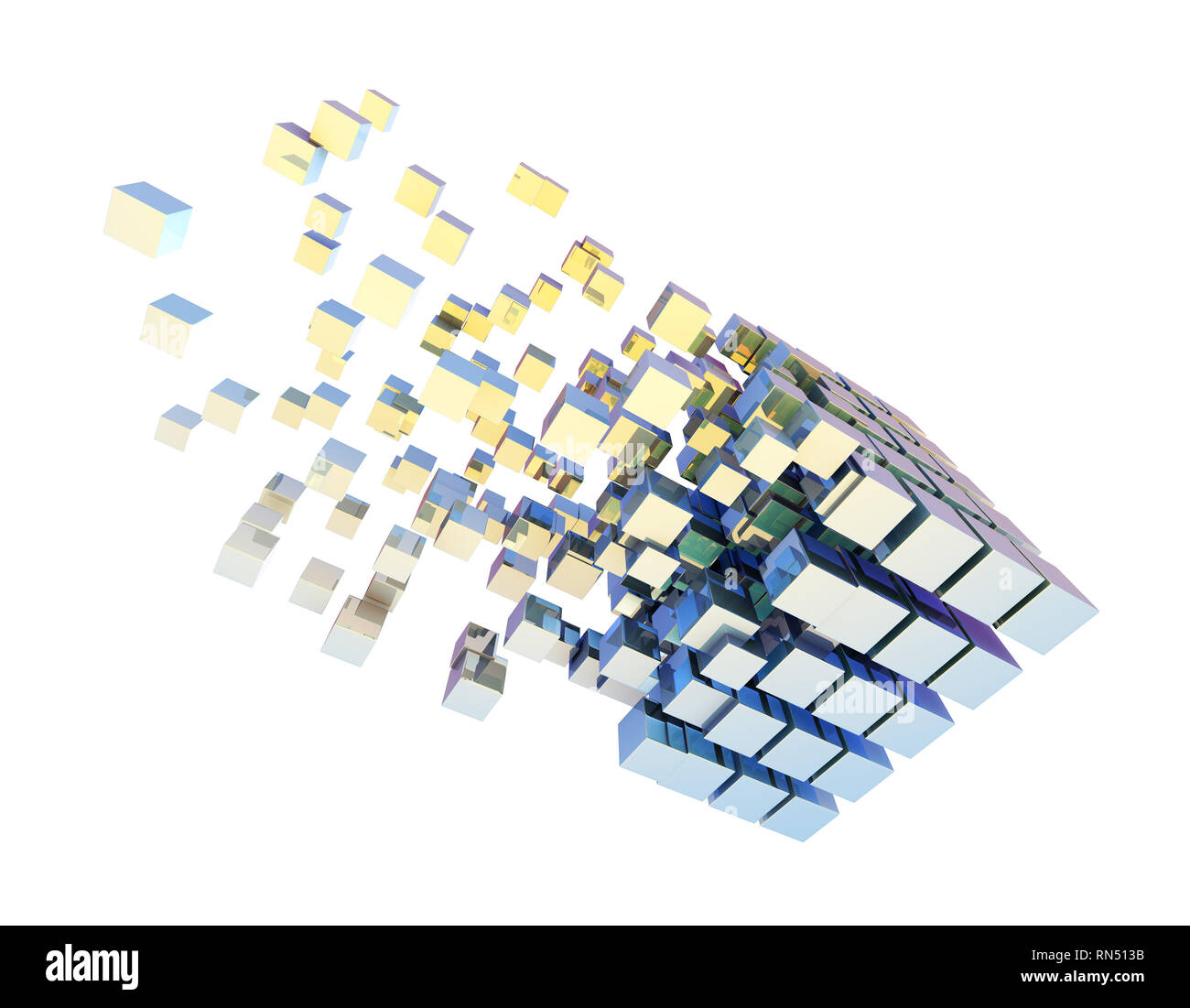Cube Intelligent Technology, Network Program und Data Stockfoto