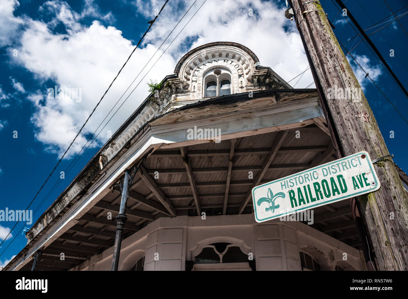 Donaldsonville historische Viertel, Louisiana, Vereinigte Staaten von Amerika, Nordamerika Stockfoto