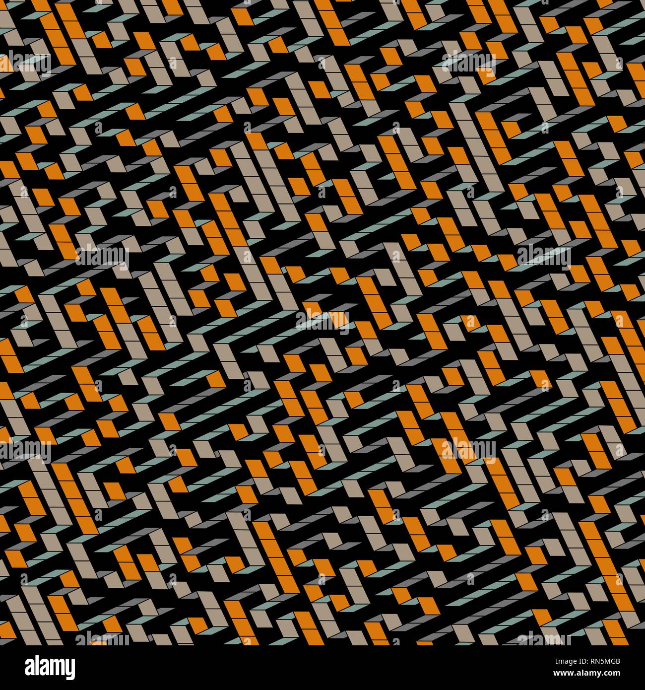 Labyrinth. Vektor-Illustration des Labyrinths. Stock Vektor